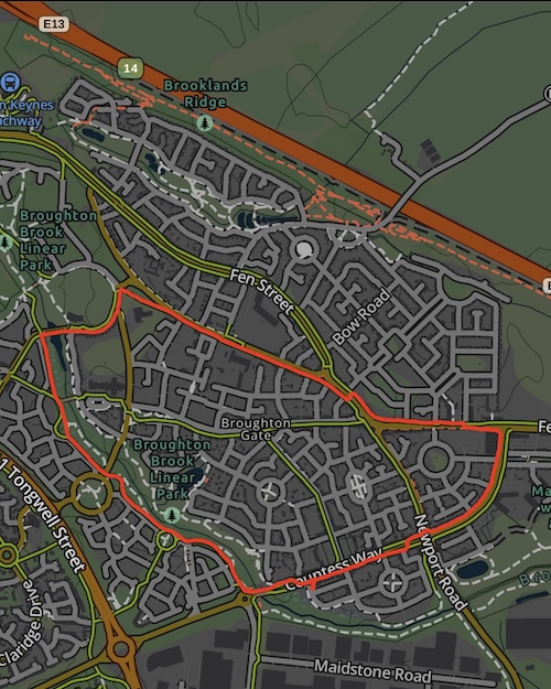 Live dog walk map preview