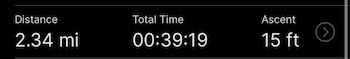 Live dog walk timer preview
